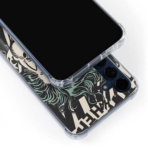 DC Comics The Joker Vintage Laughing Galaxy A55 5G Clear Case