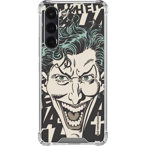 DC Comics The Joker Vintage Laughing Galaxy S24 FE Clear Case