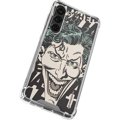 DC Comics The Joker Vintage Laughing Galaxy S24 FE Clear Case