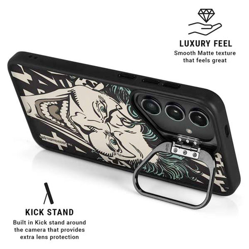 DC Comics The Joker Vintage Laughing Galaxy S25 Plus Kickstand Case