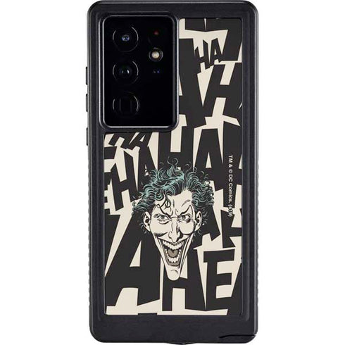 DC Comics The Joker Vintage Laughing Galaxy S24 Ultra Waterproof Case