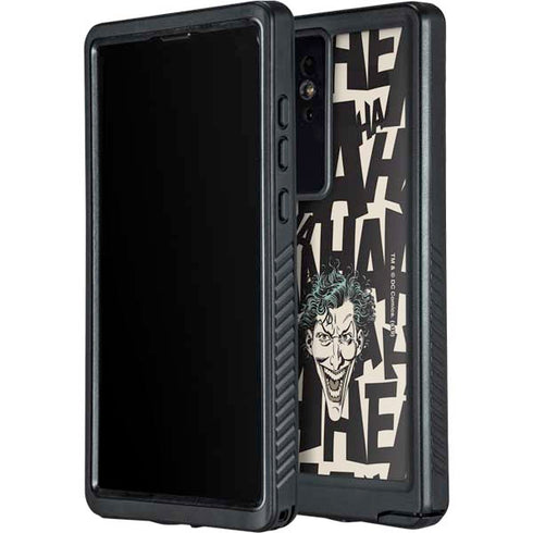 DC Comics The Joker Vintage Laughing Galaxy S24 Ultra Waterproof Case