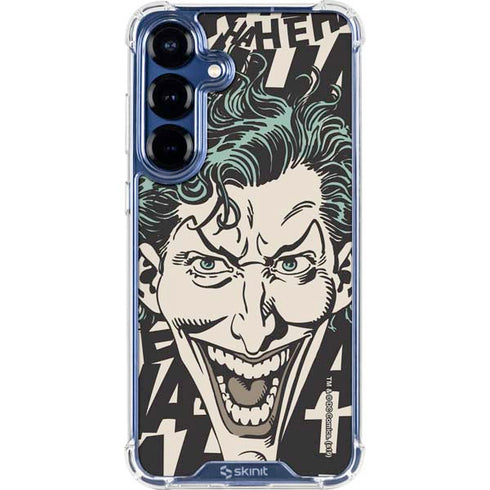 DC Comics The Joker Vintage Laughing Galaxy S25 Plus Clear Case