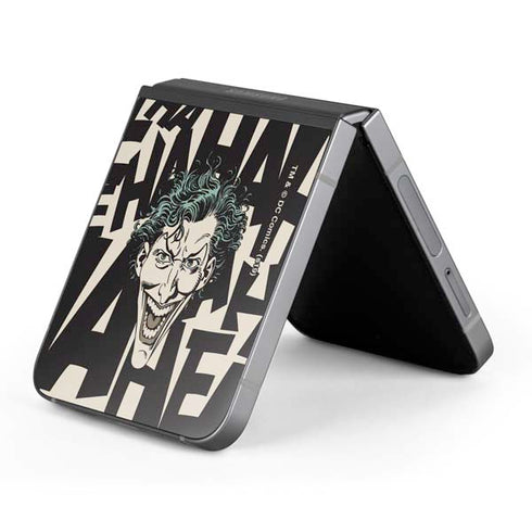 DC Comics The Joker Vintage Laughing Galaxy Z Flip6 Skin