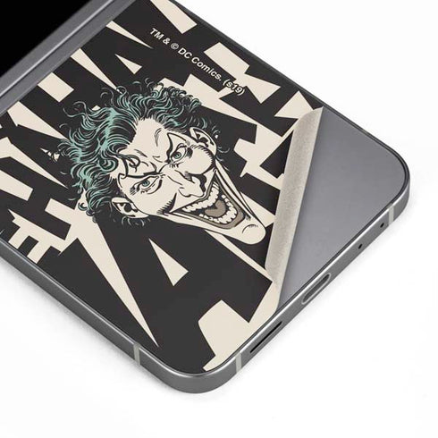 DC Comics The Joker Vintage Laughing Galaxy Z Flip6 Skin