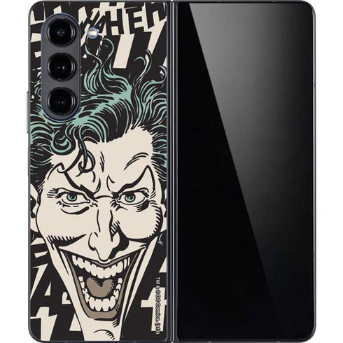 DC Comics The Joker Vintage Laughing Galaxy Z Fold5 5G Skin