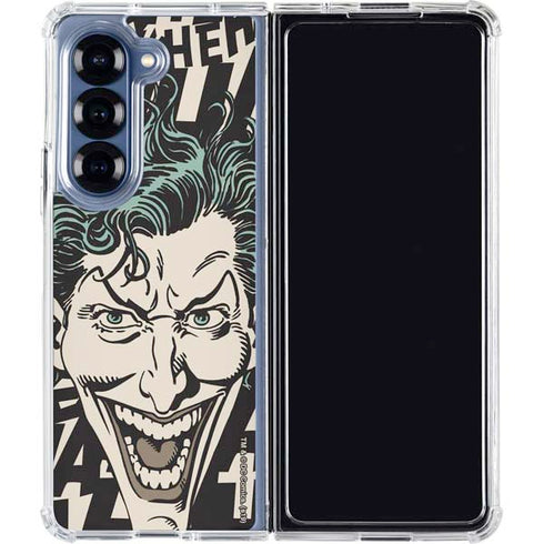 DC Comics The Joker Vintage Laughing Galaxy Z Fold6 Clear Case