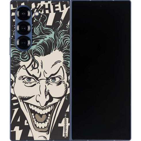 DC Comics The Joker Vintage Laughing Galaxy Z Fold6 Skin
