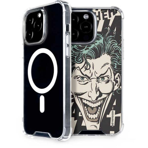 DC Comics The Joker Vintage Laughing iPhone Cases