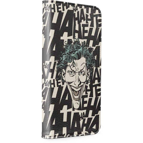 DC Comics The Joker Vintage Laughing iPhone 15 Pro Max Folio Case