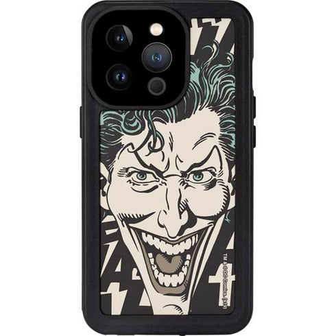 DC Comics The Joker Vintage Laughing iPhone 15 Pro Waterproof Case