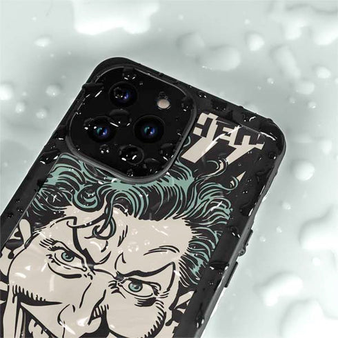 DC Comics The Joker Vintage Laughing iPhone 15 Pro Waterproof Case