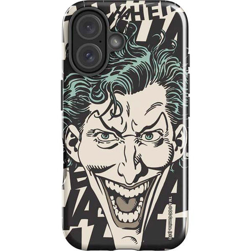 DC Comics The Joker Vintage Laughing iPhone 16 Impact Case
