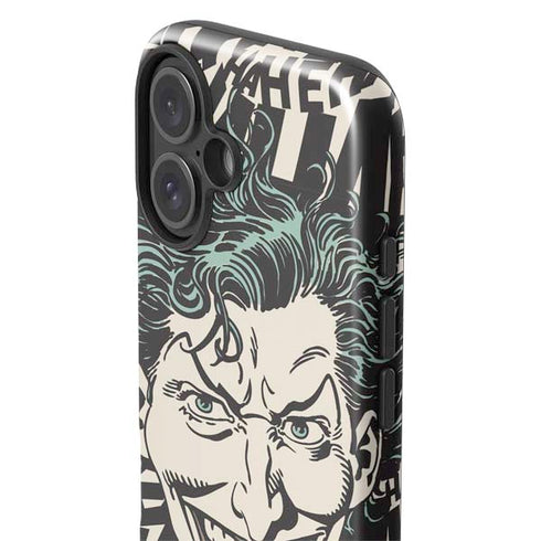 DC Comics The Joker Vintage Laughing iPhone 16 Impact Case