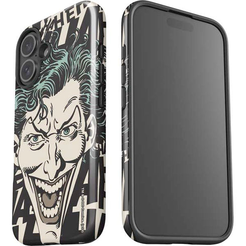 DC Comics The Joker Vintage Laughing iPhone 16 Impact Case