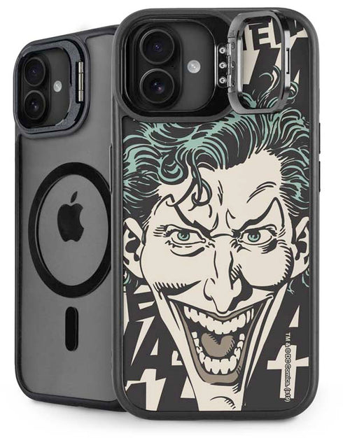 DC Comics The Joker Vintage Laughing iPhone 16 Kickstand Case
