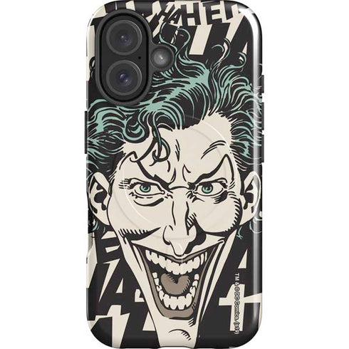 DC Comics The Joker Vintage Laughing iPhone 16 Magsafe Impact Case