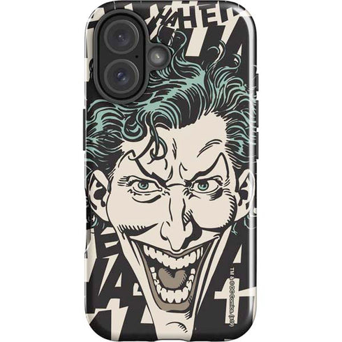 DC Comics The Joker Vintage Laughing iPhone 16 Plus Impact Case