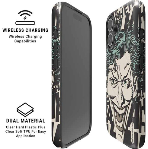 DC Comics The Joker Vintage Laughing iPhone 16 Plus Magsafe Impact Case