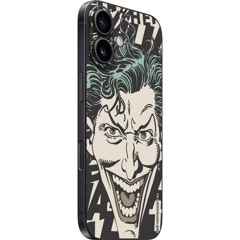 DC Comics The Joker Vintage Laughing iPhone 16 Plus Skin