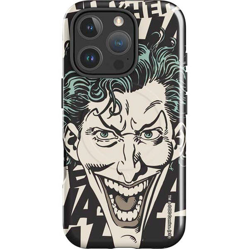 DC Comics The Joker Vintage Laughing iPhone 16 Pro Magsafe Impact Case