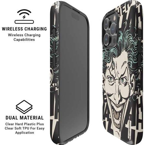 DC Comics The Joker Vintage Laughing iPhone 16 Pro Magsafe Impact Case