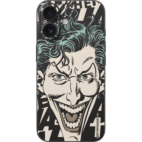DC Comics The Joker Vintage Laughing iPhone 16 Skin