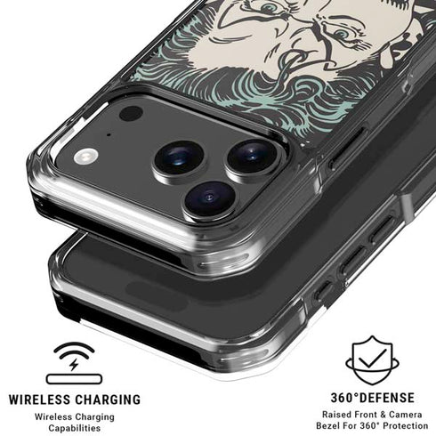 DC Comics The Joker Vintage Laughing iPhone 18 Pro Clear Case