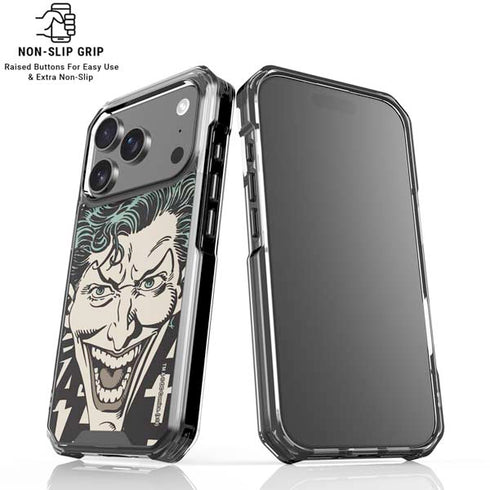 DC Comics The Joker Vintage Laughing iPhone 18 Pro Clear Case