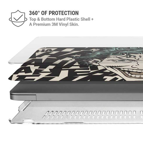 DC Comics The Joker Vintage Laughing MacBook Cases