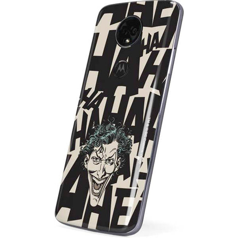 DC Comics The Joker Vintage Laughing Moto E5 Plus Skin