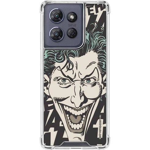 DC Comics The Joker Vintage Laughing Moto G 5G (2025) Clear Case