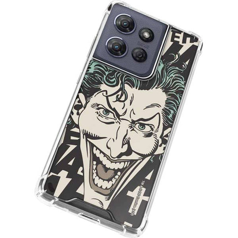 DC Comics The Joker Vintage Laughing Moto G Stylus 5G (2025) Clear Case