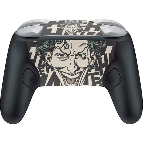 DC Comics The Joker Vintage Laughing Nintendo Switch 2 (2025) Pro Controller Skin
