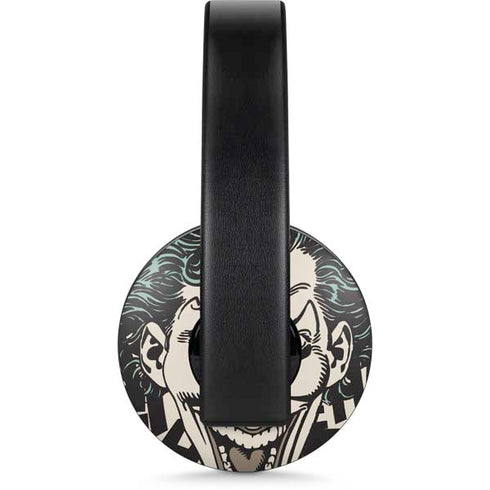 DC Comics The Joker Vintage Laughing PlayStation 4 Gold Wireless Headset Skin
