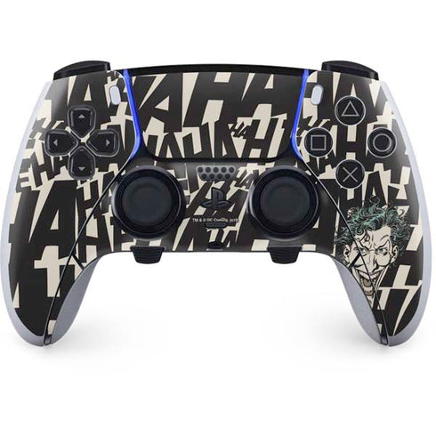 DC Comics The Joker Vintage Laughing PS5 DualSense Edge Pro Controller Skin