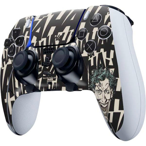 DC Comics The Joker Vintage Laughing PS5 DualSense Edge Pro Controller Skin