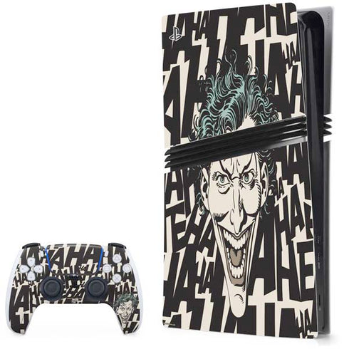 DC Comics The Joker Vintage Laughing PS5 Pro Bundle Skin