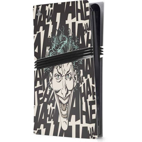 DC Comics The Joker Vintage Laughing PS5 Pro Console Skin