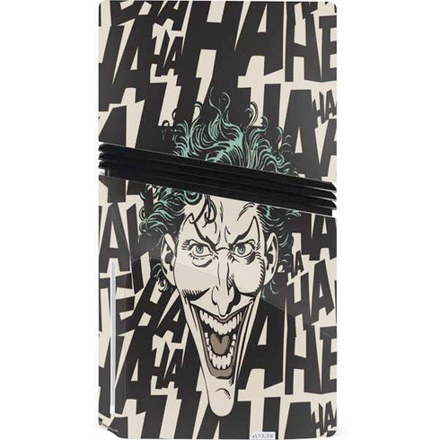 DC Comics The Joker Vintage Laughing PS5 Pro Disk Bundle Skin