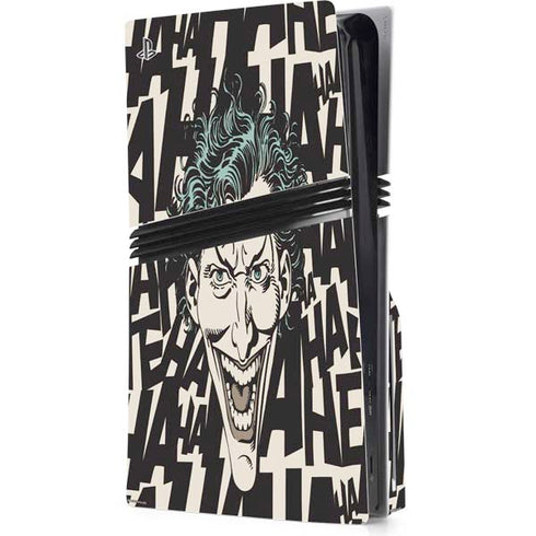 DC Comics The Joker Vintage Laughing PS5 Pro Disk Console Skin