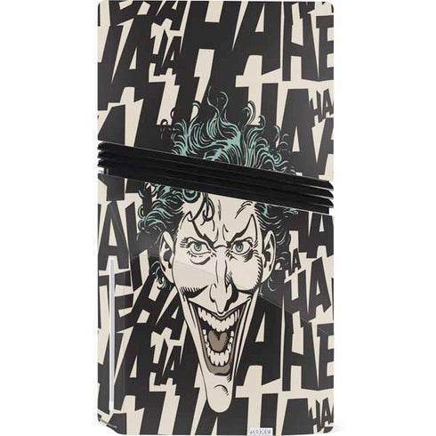 DC Comics The Joker Vintage Laughing PS5 Pro Disk Console Skin