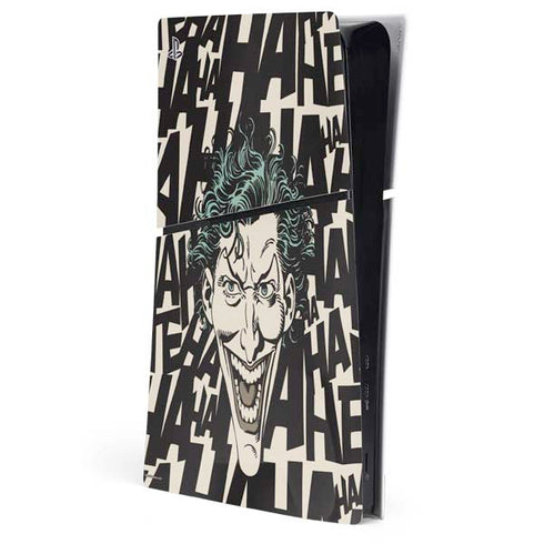 DC Comics The Joker Vintage Laughing PS5 Slim Digital Edition Console Skin
