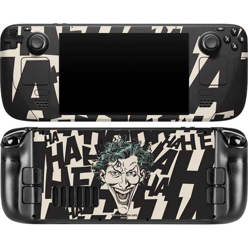 DC Comics The Joker Vintage Laughing Steam Deck Handheld Gaming Computer OLED Skin