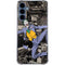 DC Comics The Joker Vintage Action pose pattern Galaxy A55 5G Clear Case