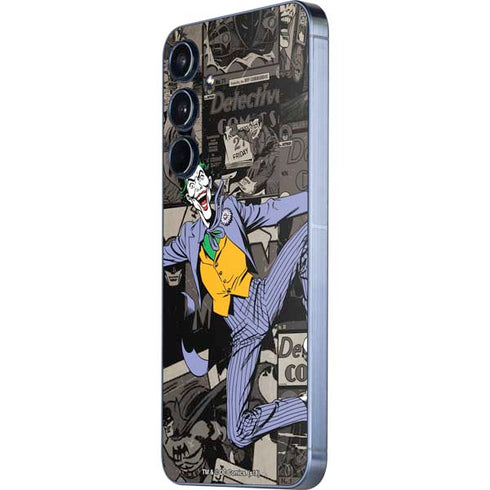 DC Comics The Joker Vintage Action pose pattern Galaxy A55 5G Skin