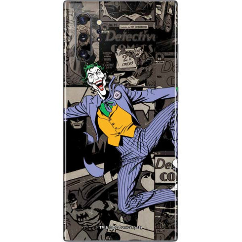 DC Comics The Joker Vintage Action pose pattern Galaxy Note 10 Plus Skin