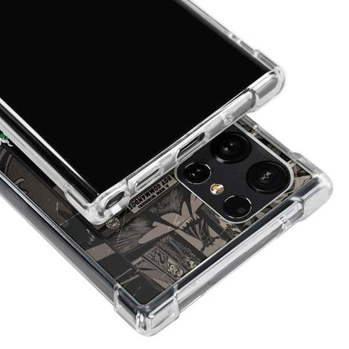 DC Comics The Joker Vintage Action pose pattern Galaxy S23 Ultra Clear Case