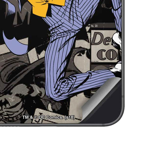 DC Comics The Joker Vintage Action pose pattern Galaxy S25 Plus Skin