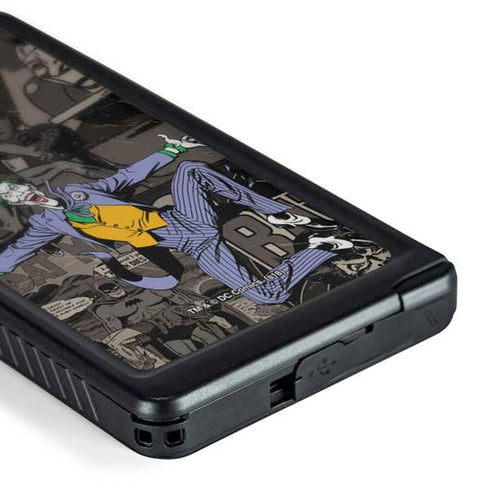 DC Comics The Joker Vintage Action pose pattern Galaxy S24 Ultra Waterproof Case